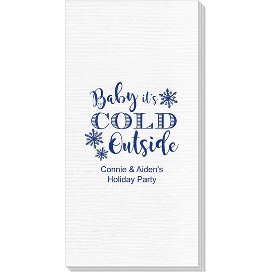 Baby It's Cold Outside Deville Guest Towels
